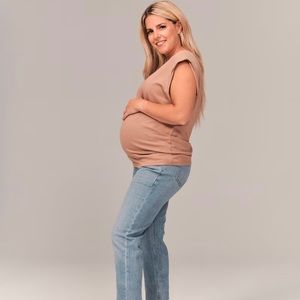 Abercrombie & Fitch The Ankle Straight Maternity Jean